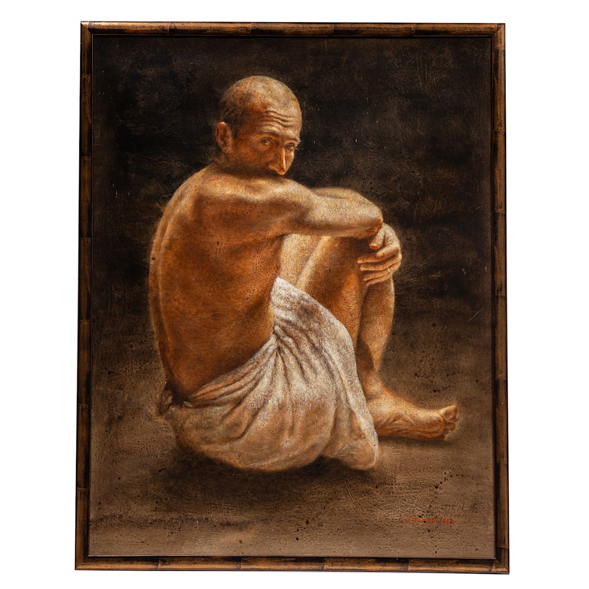 Claude Jammet (1953), three untitled works, 2002, oil on canvas, 88 x 66 / 70 x 90 / 66 x 100 cm - Bild 7 aus 13