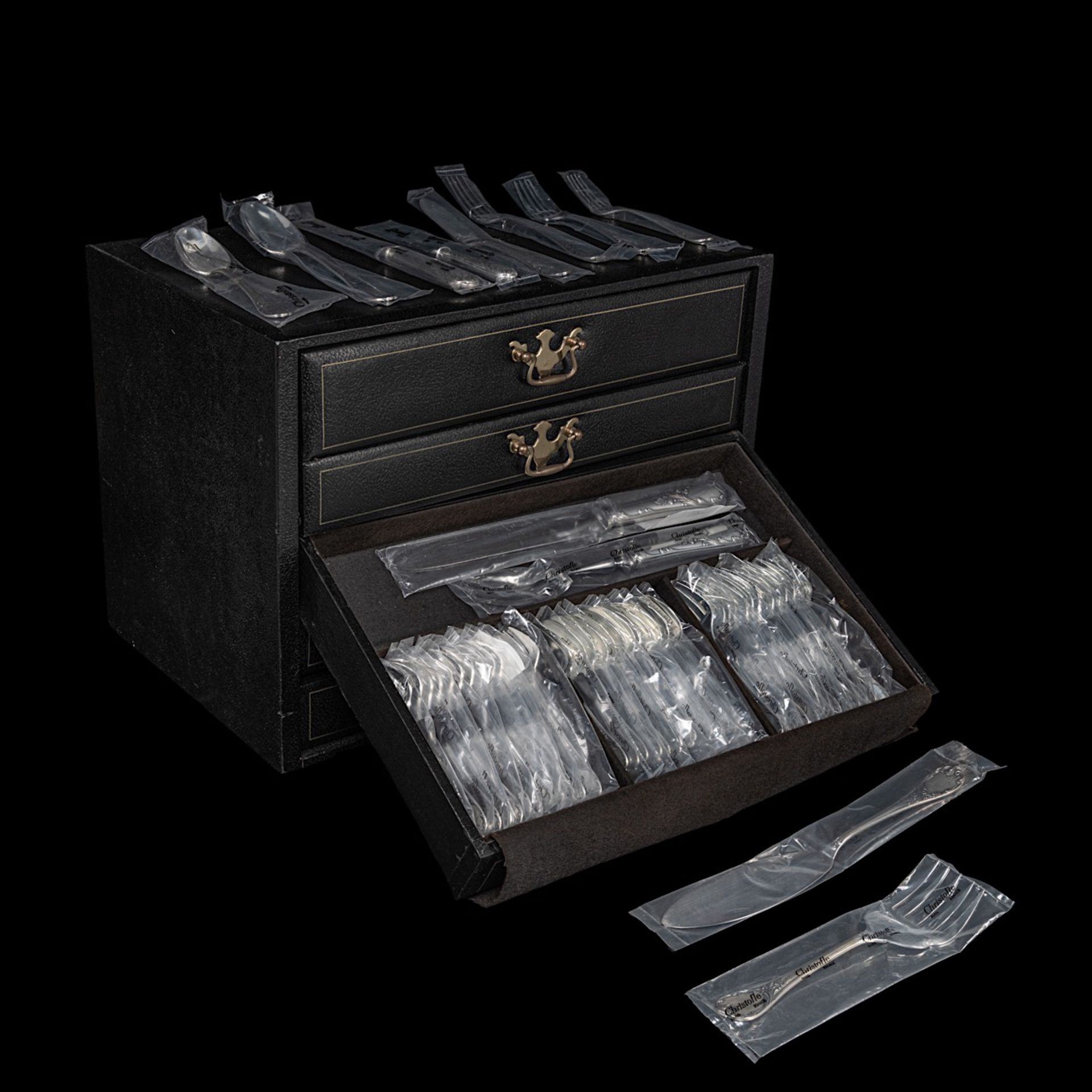A 357-piece Christofle 'Marly' silver plated flatware set 'au grand complet' - Image 2 of 3