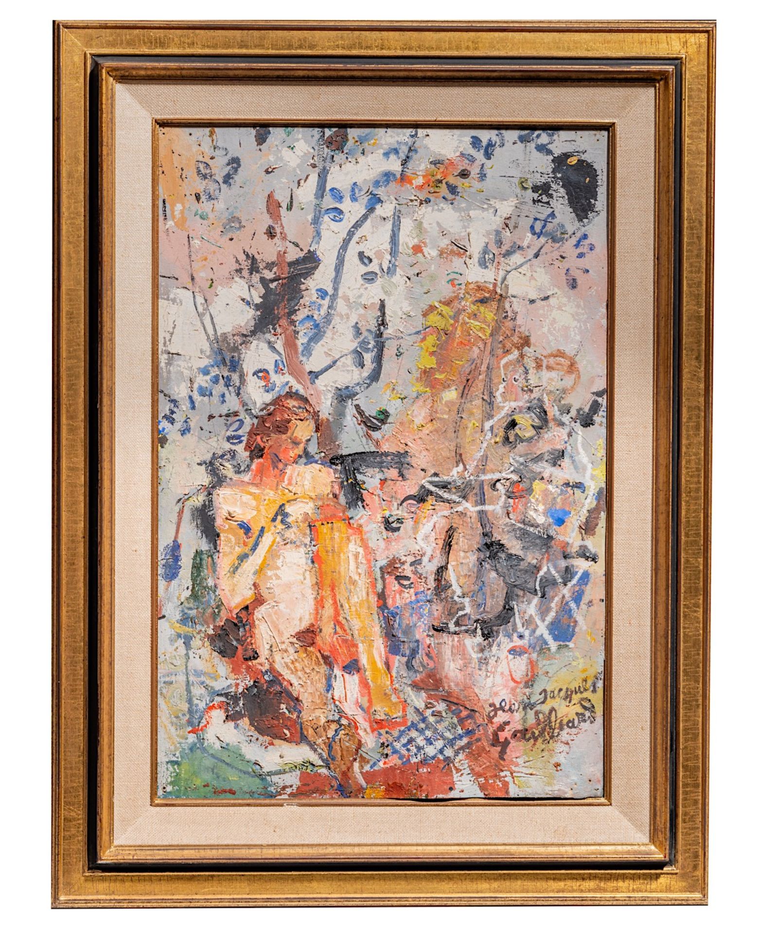 Jean-Jacques Gailliard (1890-1976), 'Le peintre fantome', oil on canvas on panel 56 x 38 cm. (22.0 x - Image 2 of 5