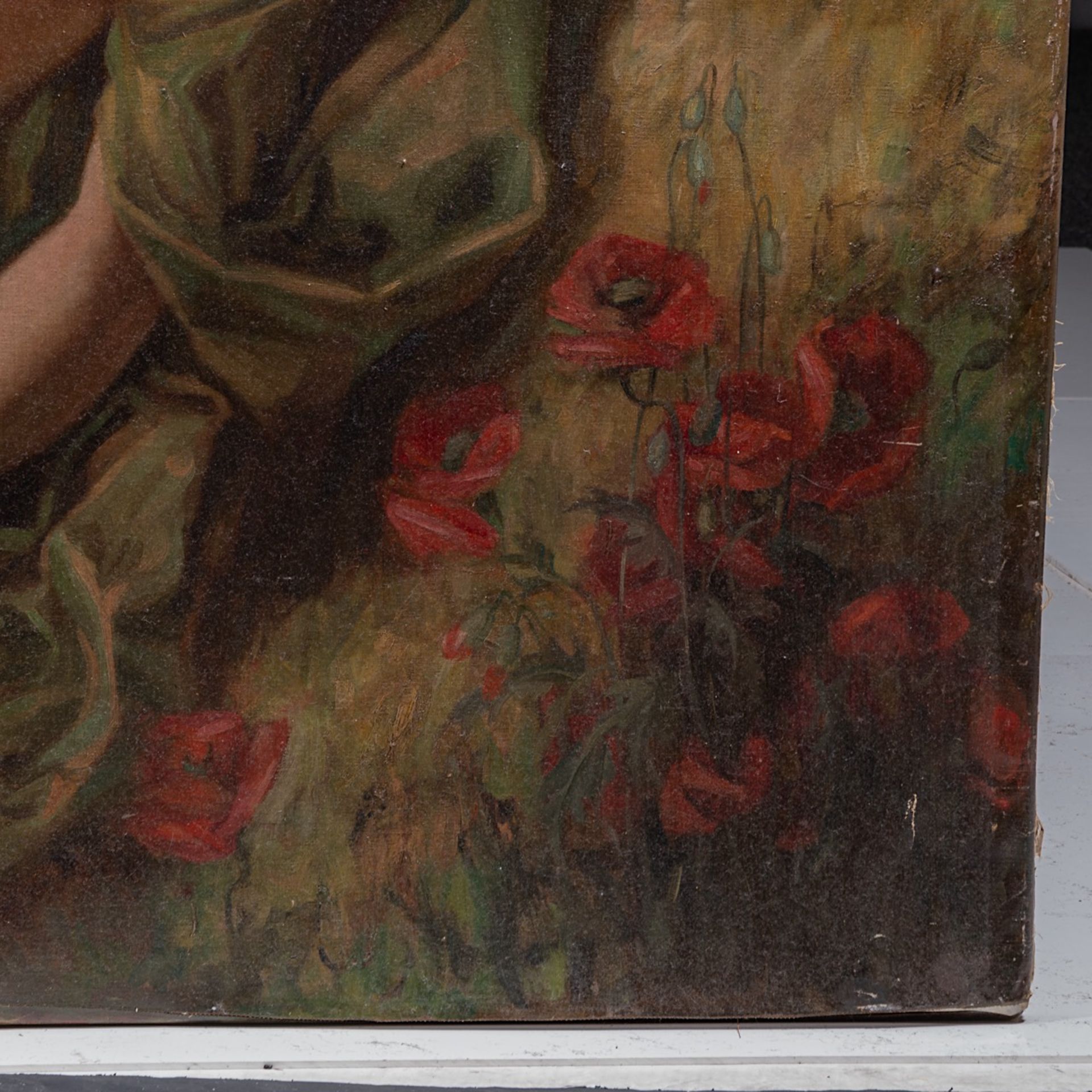 John William Schofield (1865-1944), sleeping nude, oil on canvas 110 x 160 cm. (43.3 x 62.9 in.) - Bild 8 aus 11