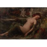 John William Schofield (1865-1944), sleeping nude, oil on canvas 110 x 160 cm. (43.3 x 62.9 in.)