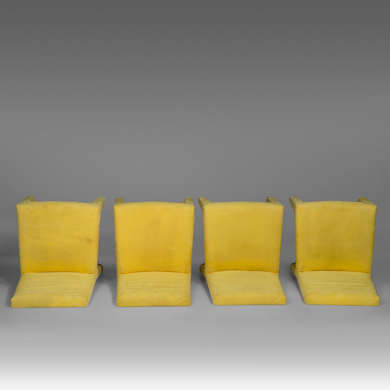 A set of four Antonio Citterio 'Panama' chairs for B&B Italia, H 84 cm (+) - Image 6 of 9