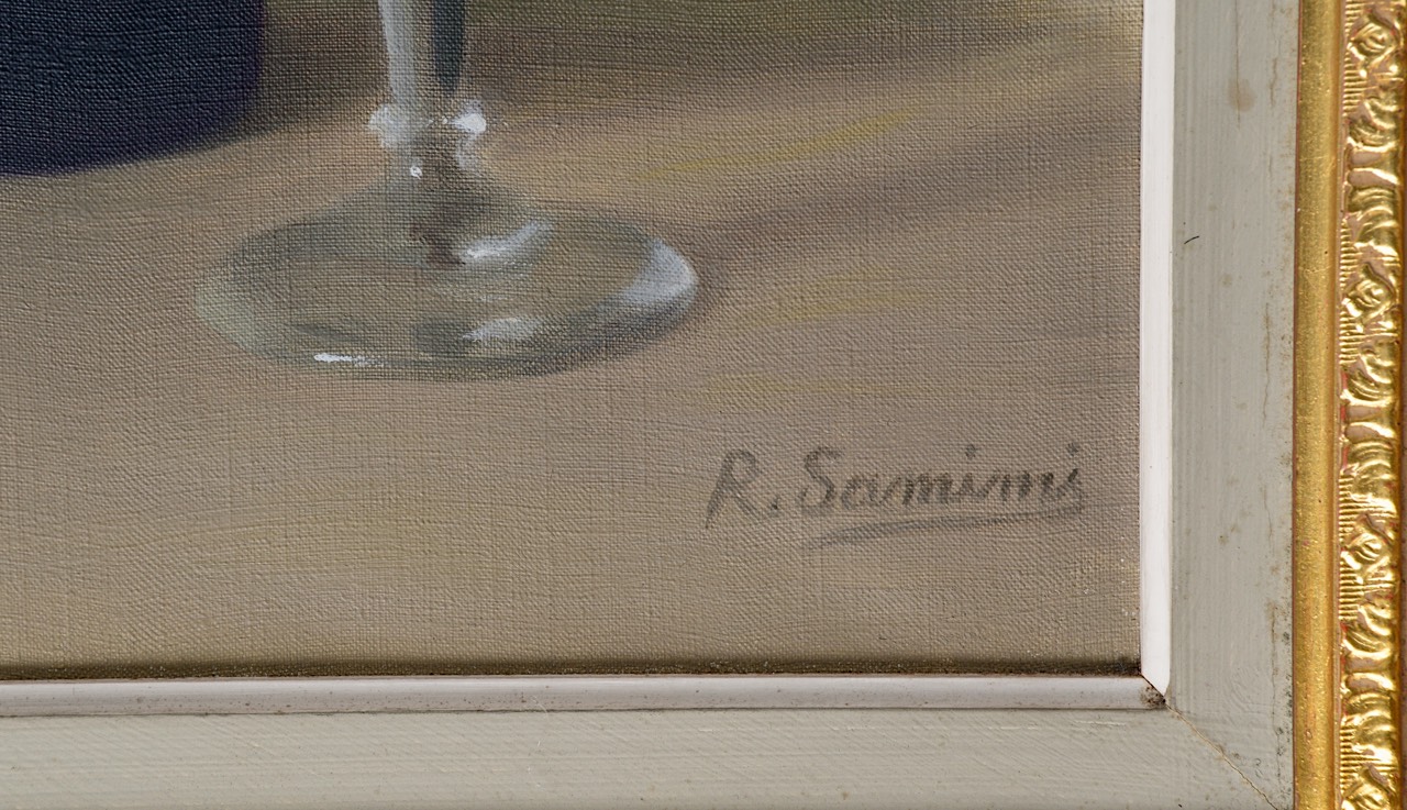Reza Samimi (1919-1991), a hunting still life, oil on canvas 120 x 60 cm. (47.2 x 23.6 in.), Frame: - Bild 7 aus 9