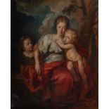 Attrib. to Lodewyk De Deyster (c.1656-1711), Madonna and Child with the infant John the Baptist, oil