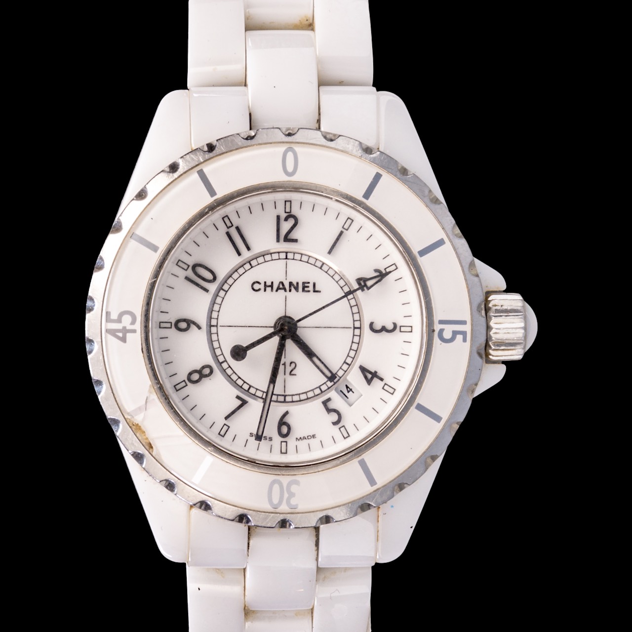Chanel J12 Watch, white ceramic and steel, 33 mm, Ref. H5698 - Image 2 of 12