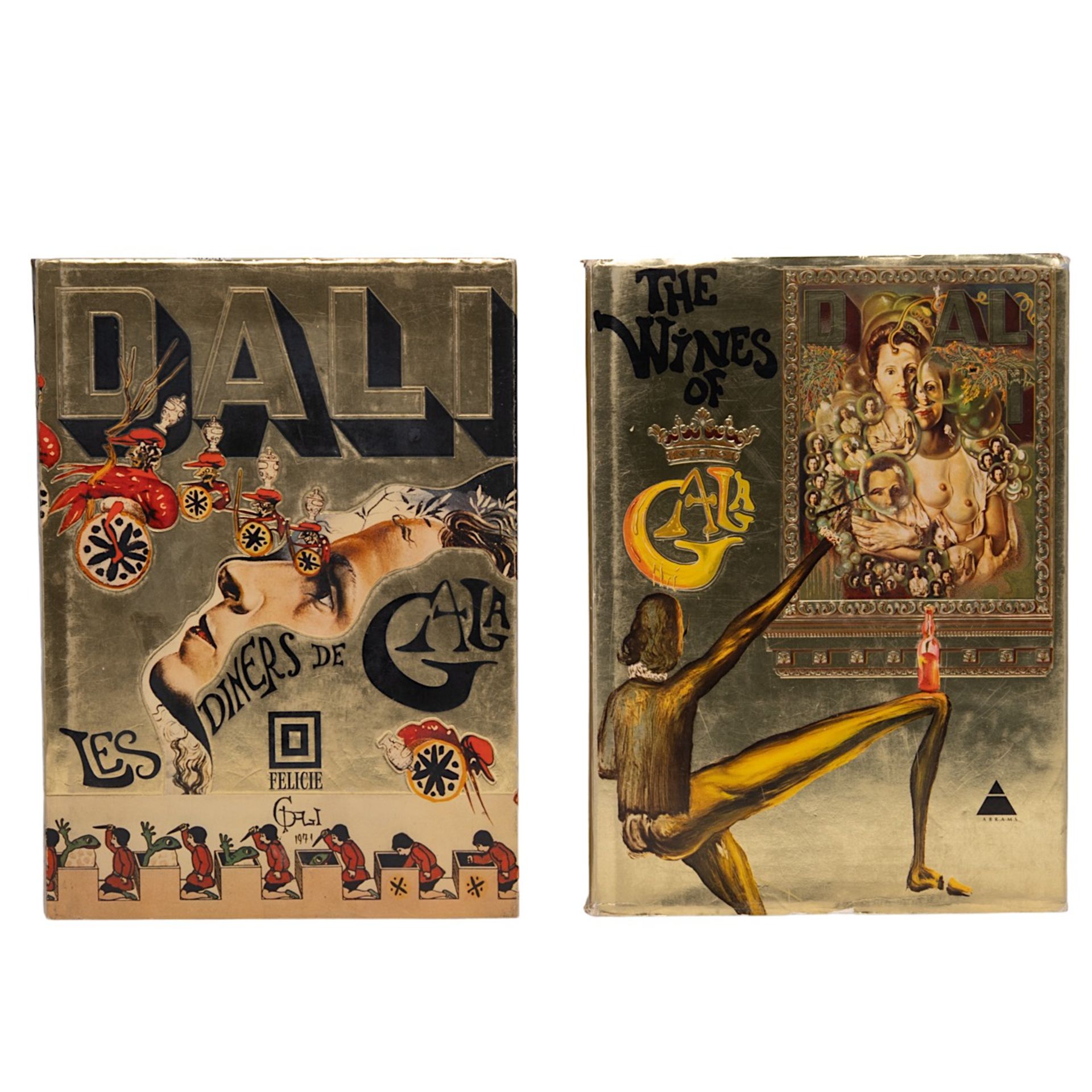 Two gastronomical books by Salvador Dali (1904-1989), 'Les Diners de Gala' and 'The Wines of Gala'