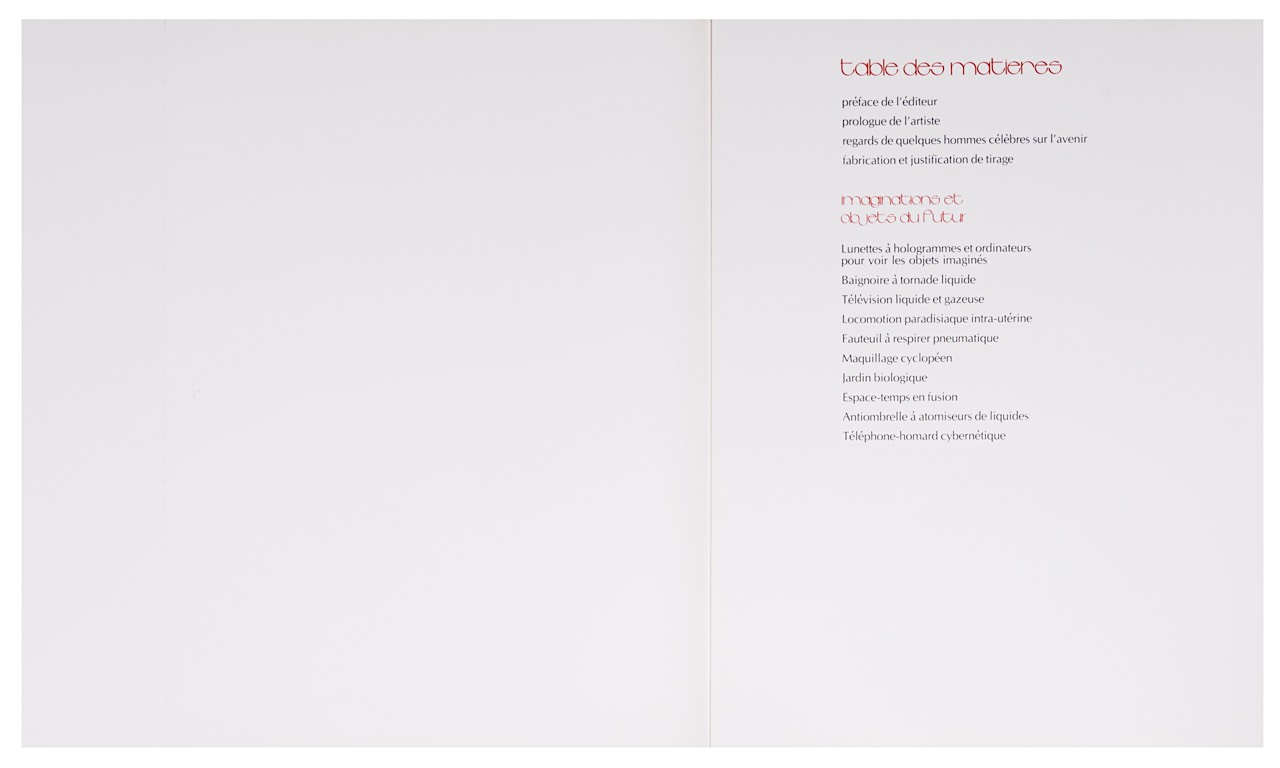 Salvador Dali (1904-1989), 'Imaginations et Objets du Futur', 1975, portfolio with ten framed lithog - Image 34 of 37