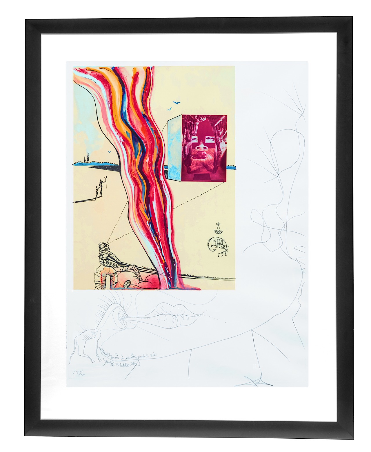 Salvador Dali (1904-1989), 'Imaginations et Objets du Futur', 1975, portfolio with ten framed lithog - Bild 18 aus 37