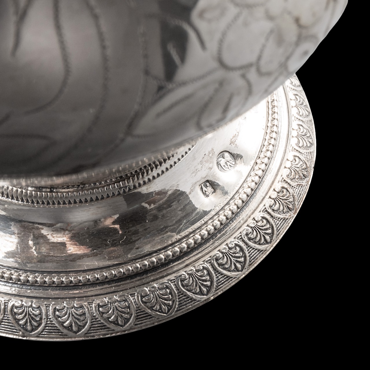 A various collection of silver objects, total weight ca 895 g, H 16,5 - 24 cm - Image 10 of 11