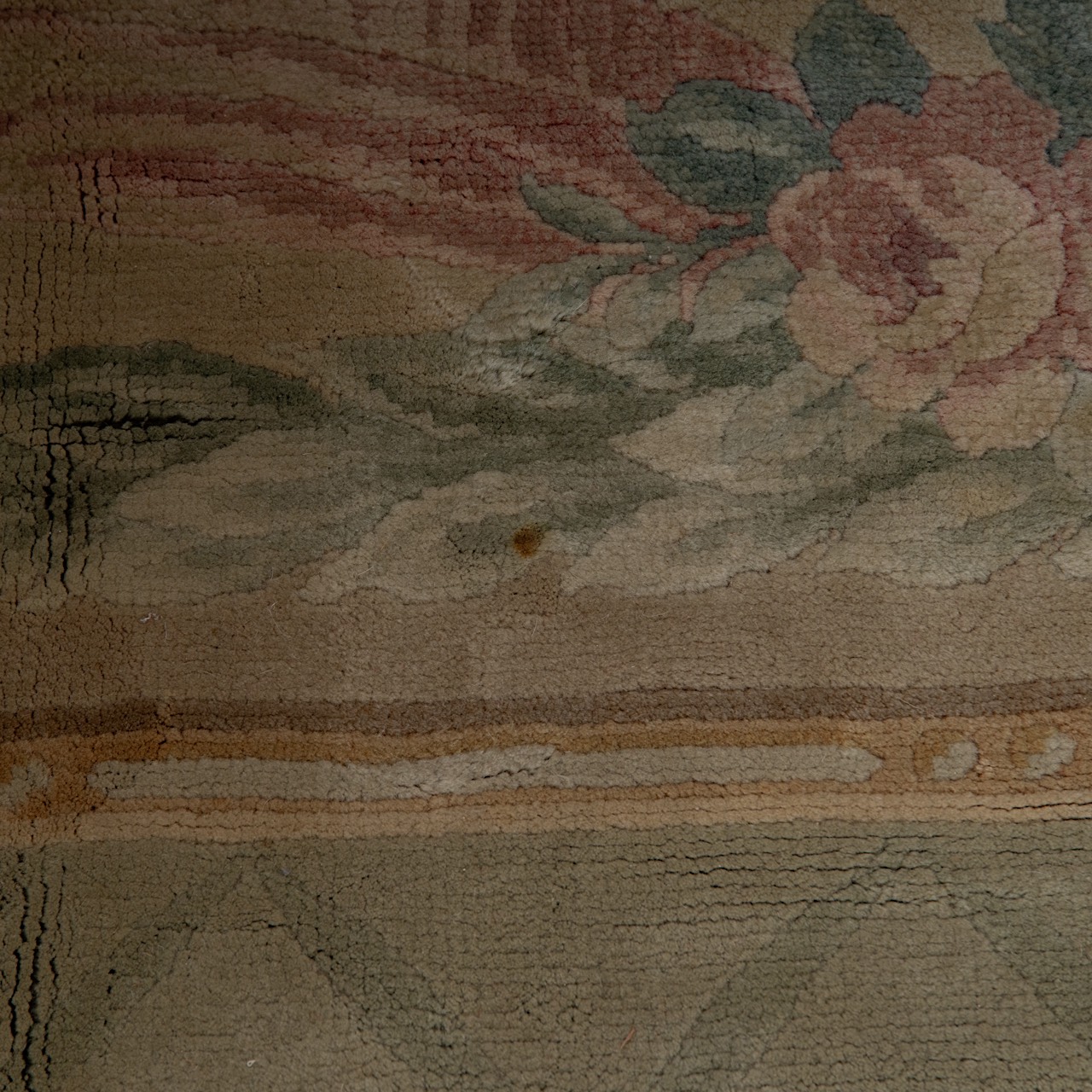 An Austrian Ginzkey wool carpet decorated with garlands in Savonnerie style, 305 x 525 cm - Image 11 of 16