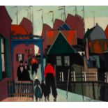 Achiel Van Sassenbrouck (1886-1979), 'Maison des Pecheurs', 1921, oil on canvas 80 x 88 cm. (31 1/2