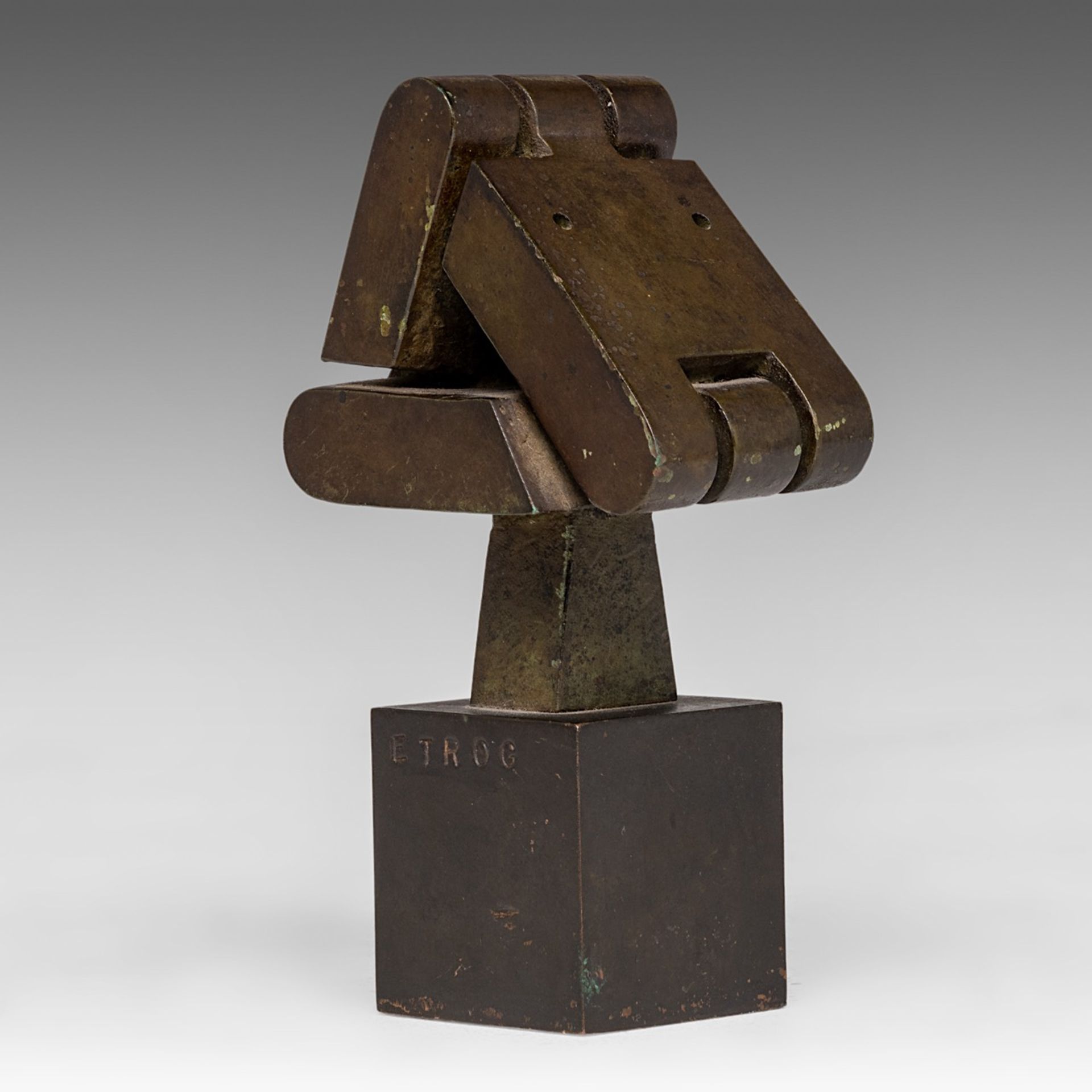 Sorel Etrog (1933-2014), untitled, patinated bronze, H 14 cm - Image 5 of 6