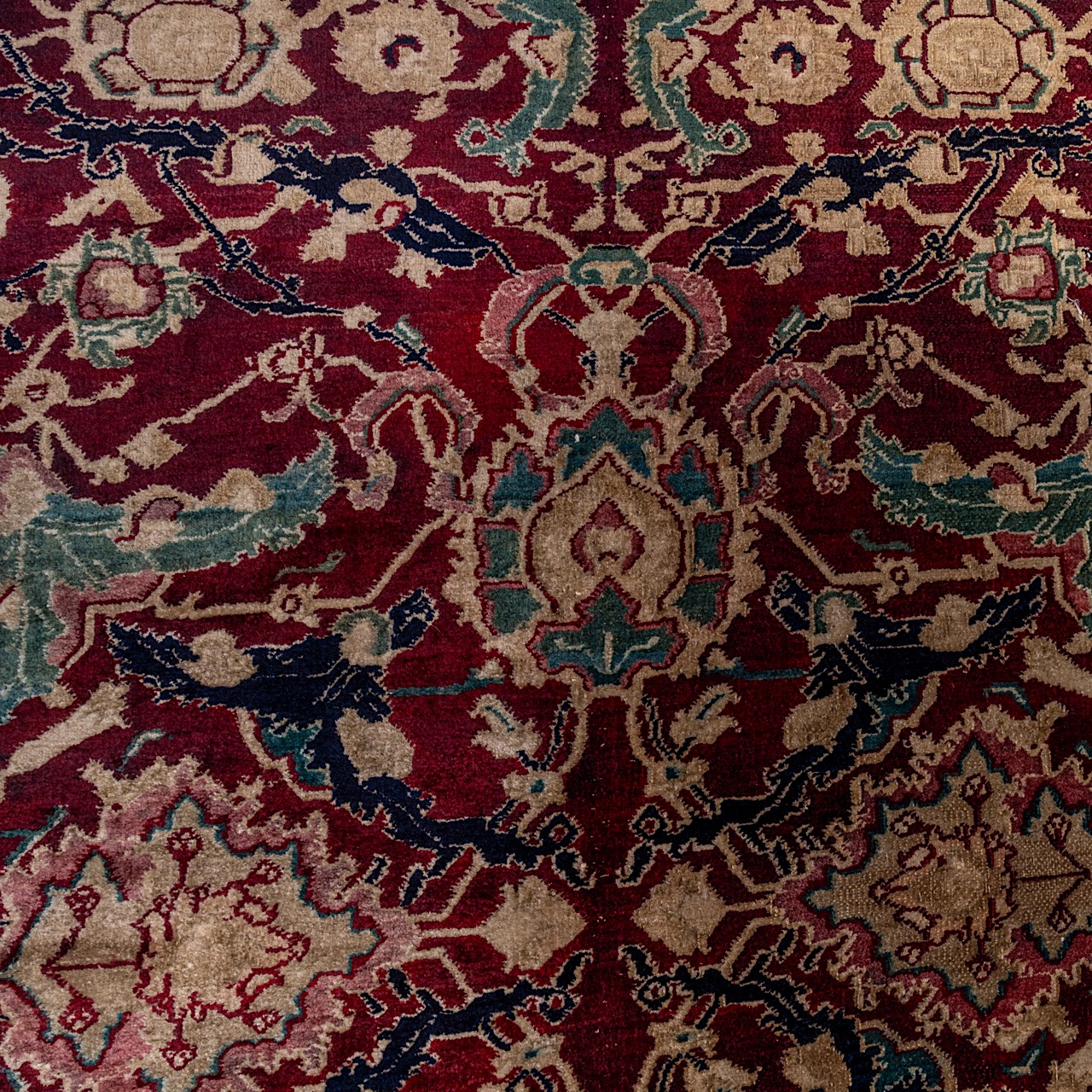 An Oriental rug, floral decorated, 187 x 398 cm - Bild 5 aus 5