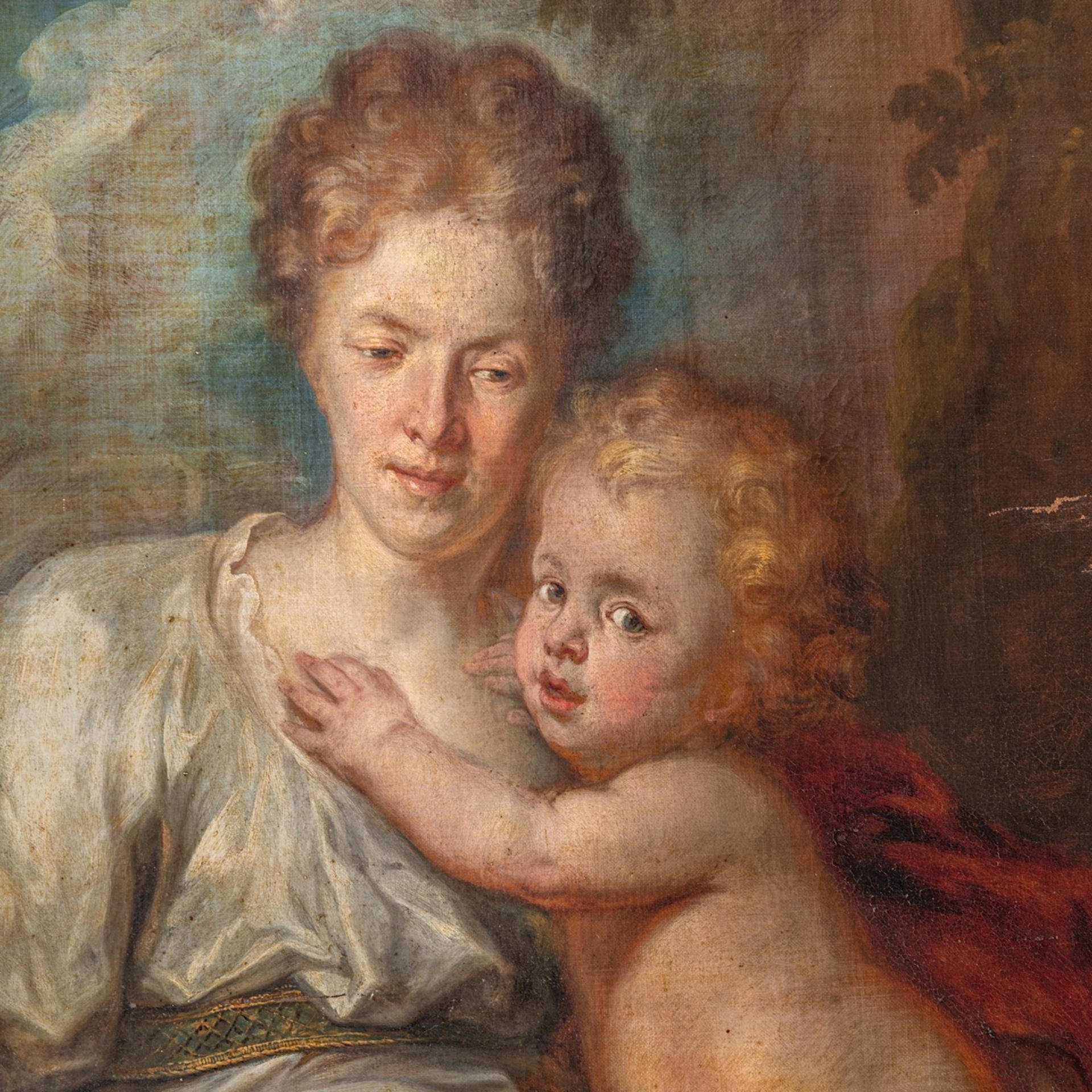 Attrib. to Lodewyk De Deyster (c.1656-1711), Madonna and Child with the infant John the Baptist, oil - Bild 5 aus 7