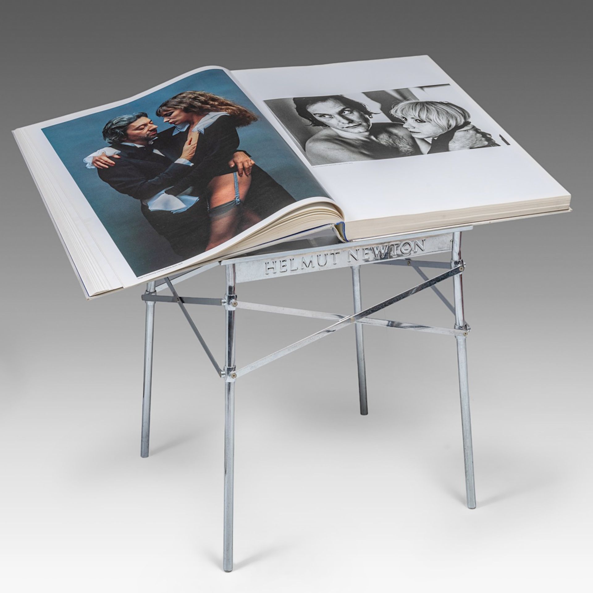 A Helmut Newton 'Sumo' book on stand, Taschen, 1999, signed and numbered - Bild 16 aus 20