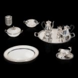 A large collection of Christofle silver-plated items, model 'Malmaison'