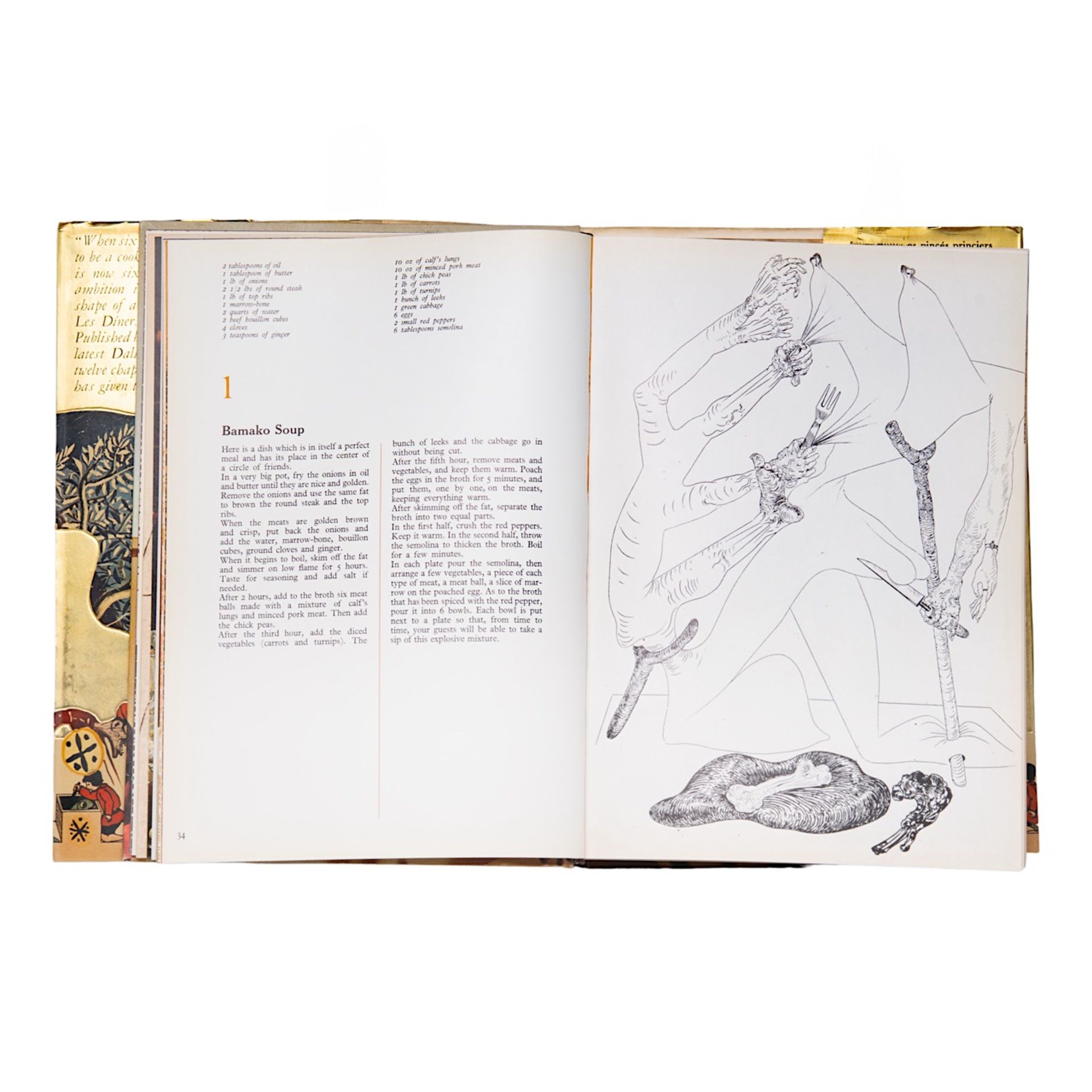 Two gastronomical books by Salvador Dali (1904-1989), 'Les Diners de Gala' and 'The Wines of Gala' - Bild 7 aus 9