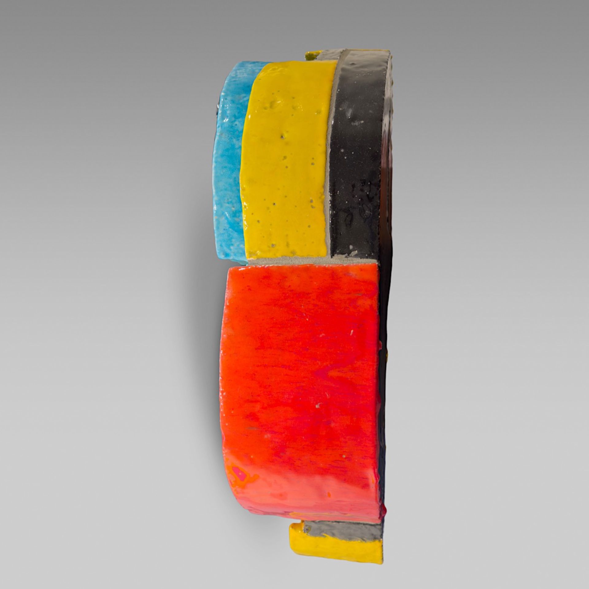 Karel Appel (1921-2006), head, 1975, glazed ceramic, H 81 cm - Bild 5 aus 5