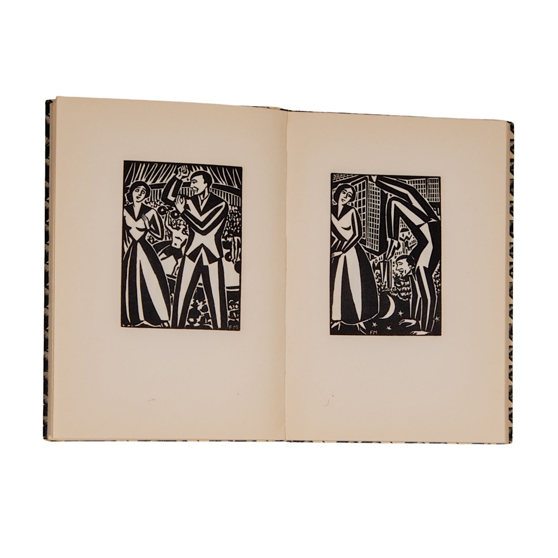 Frans Masereel (1889-1972), "Notre temps" (1952), with the original 12 design drawings by the artist - Image 5 of 13