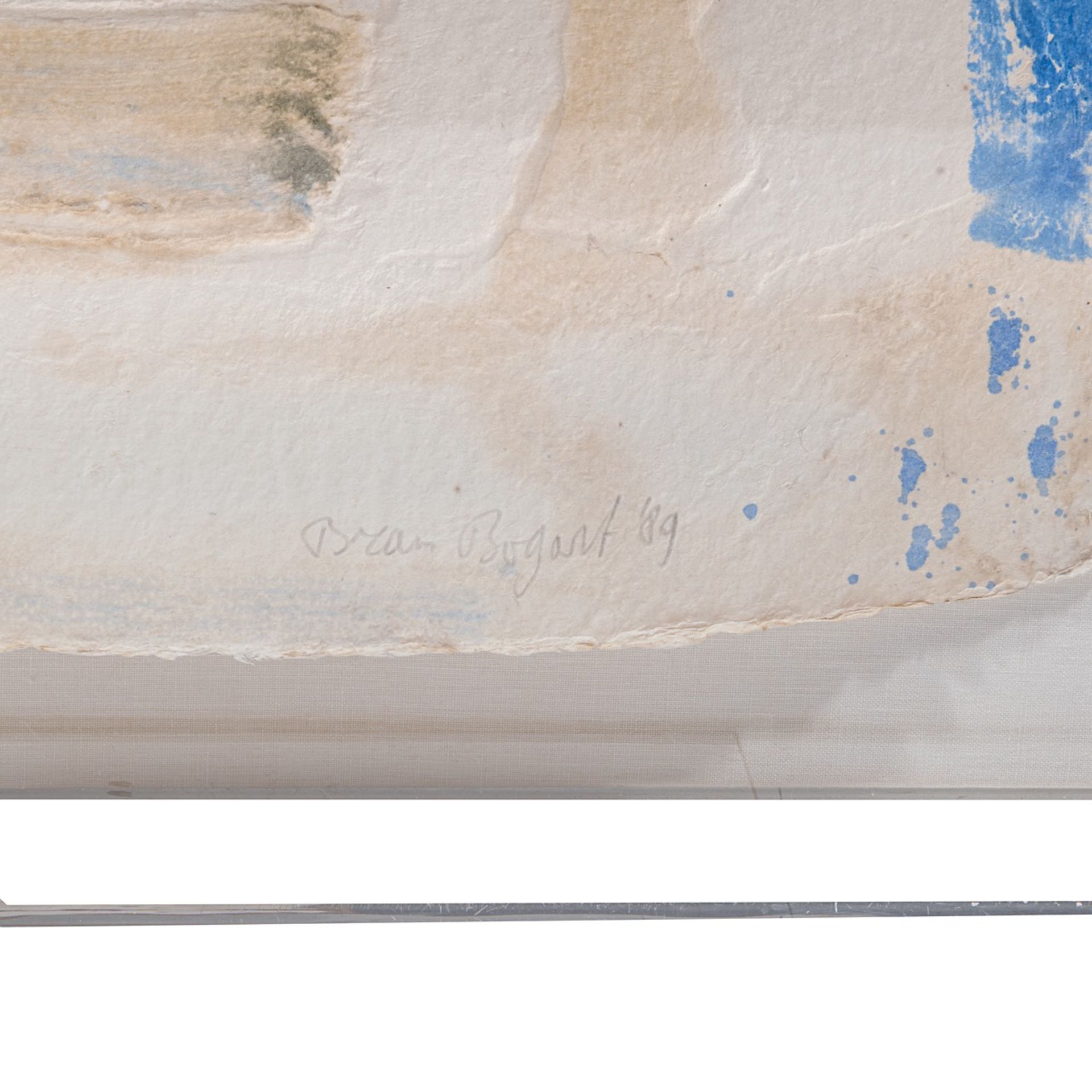 Bram Bogart (1921-2012), 'Bleu de Delft', 1989, aqua engraving, Ndeg 89/99, 110 x 80 cm. (43.3 x 31 - Bild 4 aus 9