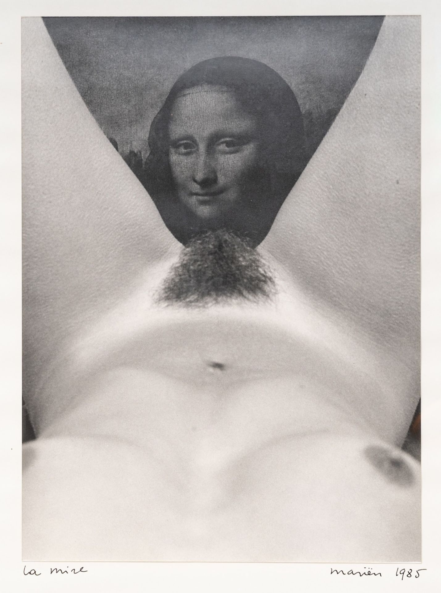 Marcel Marien (1920-1993), 'La Mire', 1985, gelatine silver print 24 x 18 cm. (9.4 x 7.0 in.), Frame