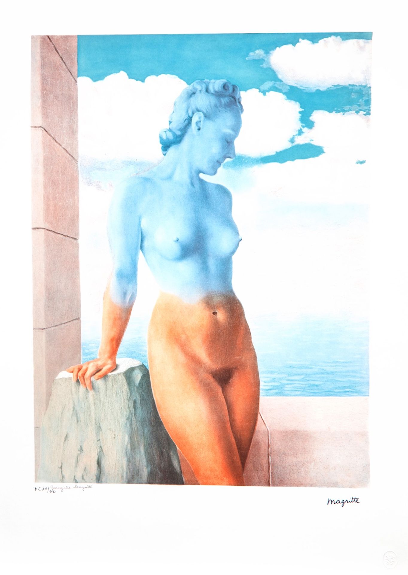 Rene Magritte (1898-1967), 'La Philosophie de la Peinture', art portfolio containing 10 offsets, Nde - Bild 4 aus 13