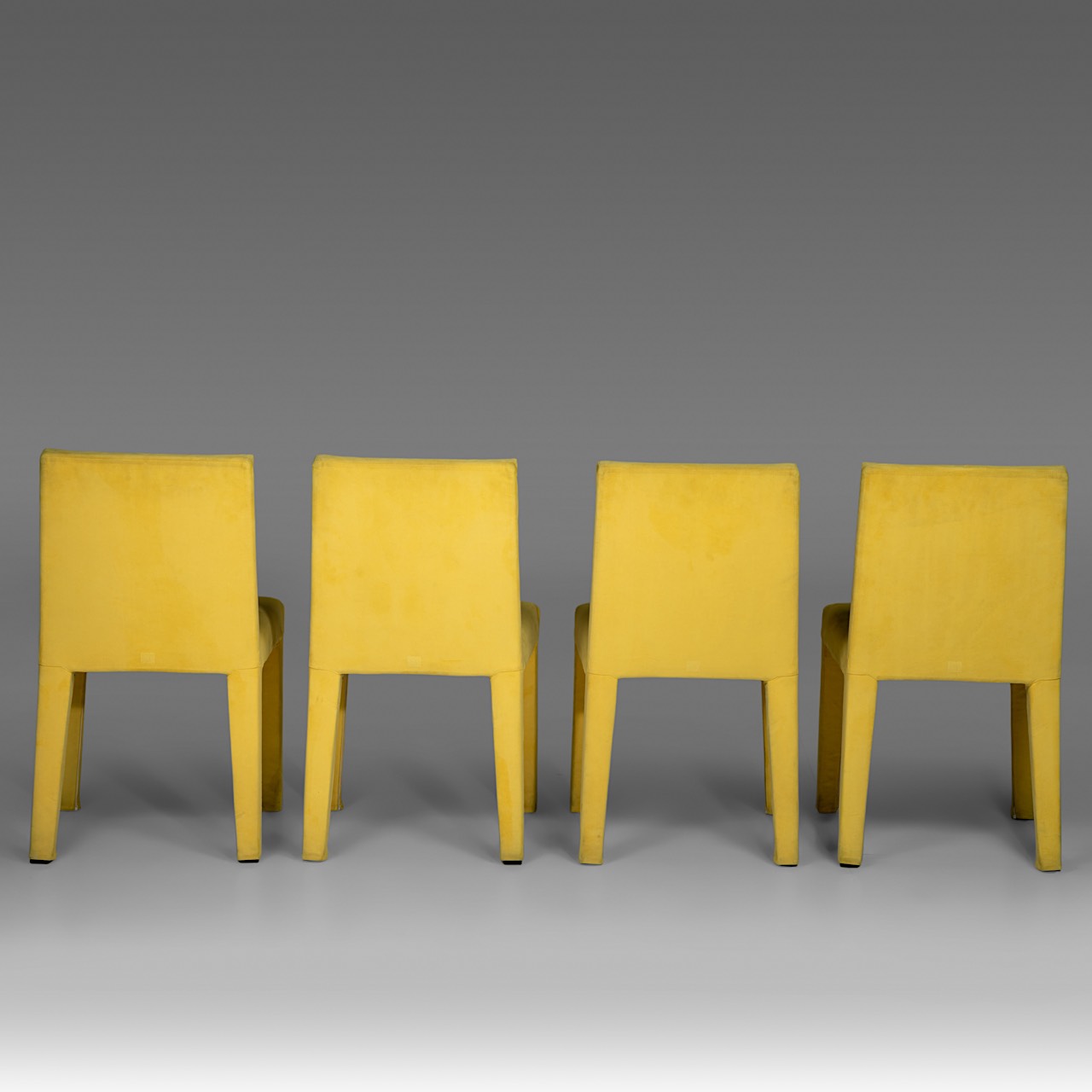 A set of four Antonio Citterio 'Panama' chairs for B&B Italia, H 84 cm (+) - Image 4 of 9