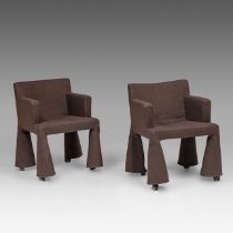 A pair of 'VIP' chairs by Marcel Wanders, the Netherlands, 2000, H 82 - W 60 cm