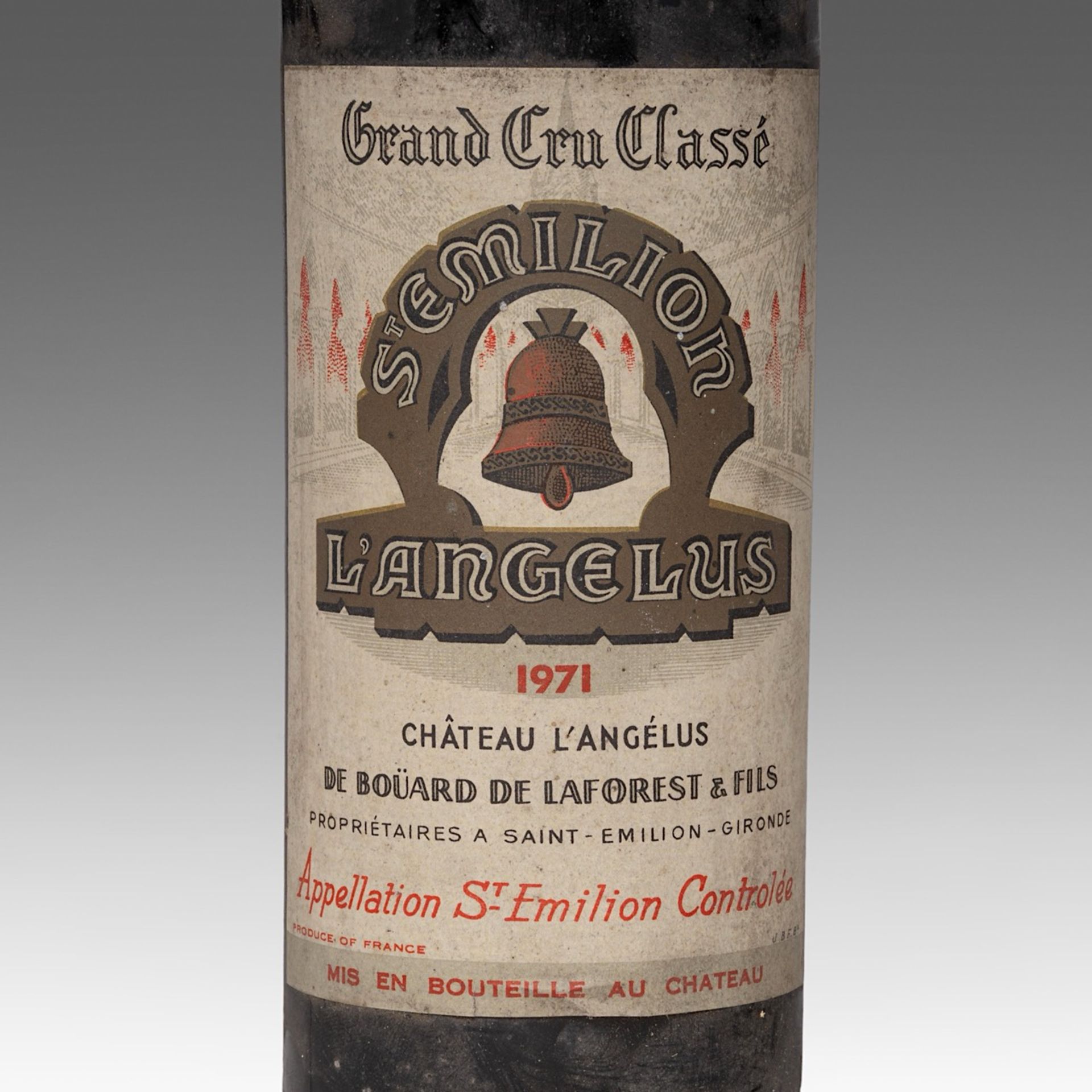 Two bottles 1971 Chateau Angelus, Saint-Emilion Grand Cru, France, Added 12 bottles 1982 Chateau Mey - Image 3 of 10