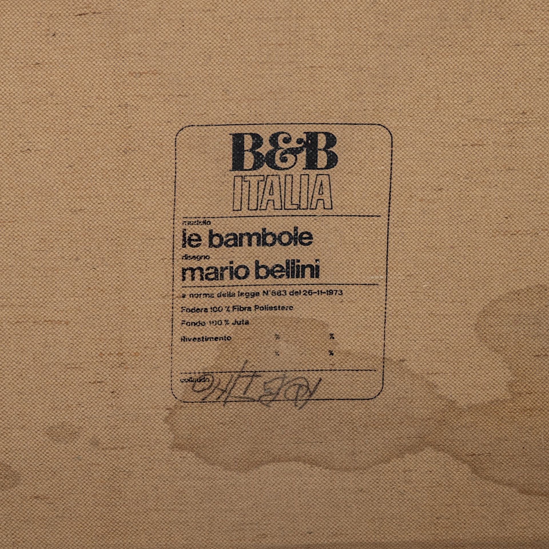 A Mario Bellini 'Le Bambole' sofa for B&B Italia, H 74 - W 165 - D 80 cm - Bild 9 aus 9