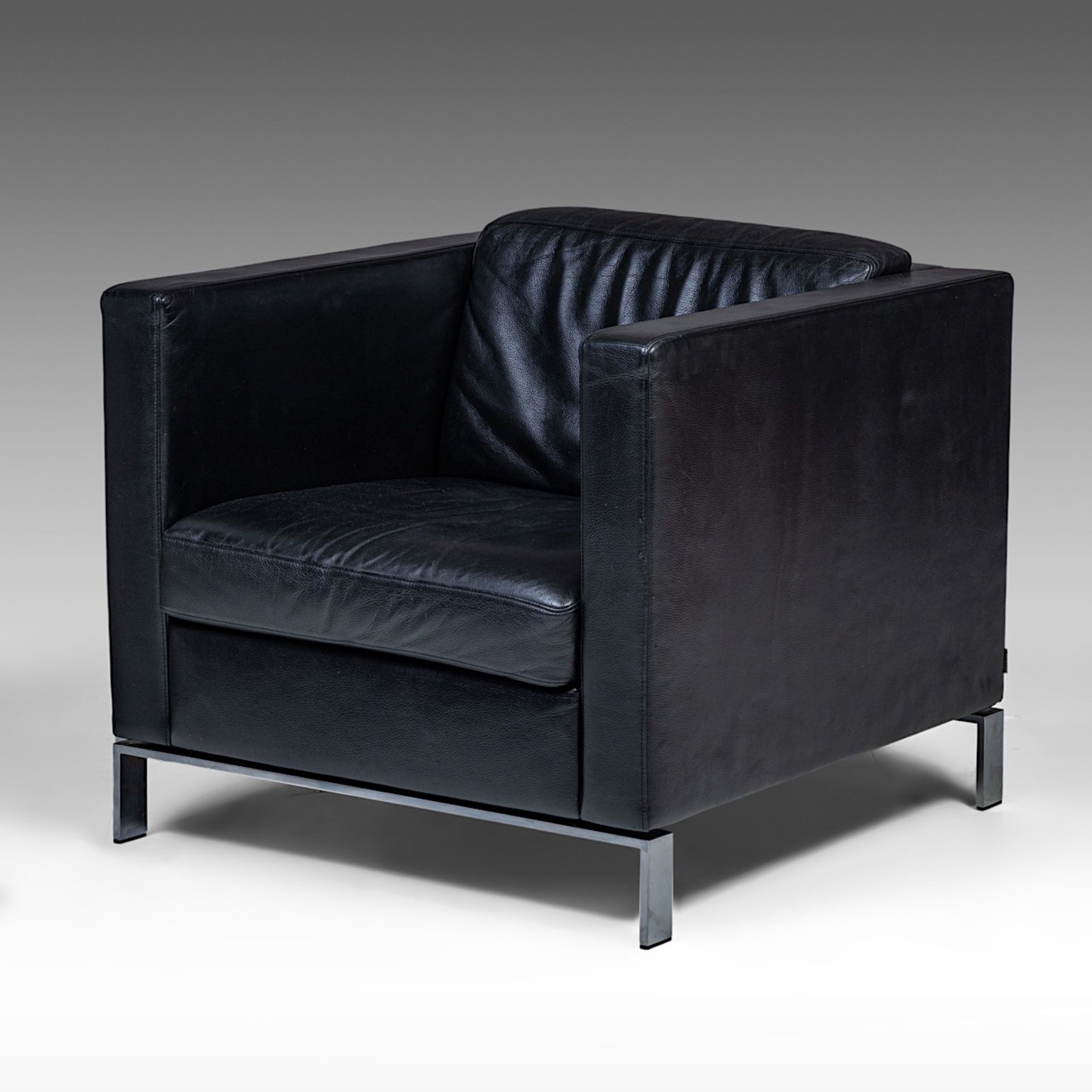A '501' armchair by Norman Fosters for Walter Knoll, 1995, H 70 - W 80 - D 80 cm - Bild 3 aus 10