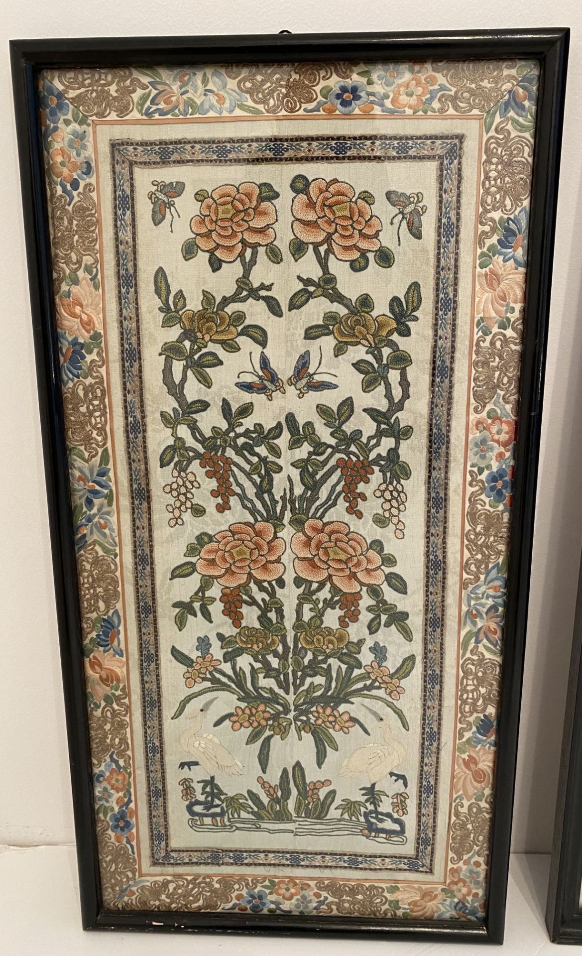 Lot of 2 vintage Eastern Tapestries framed - Image 2 of 5
