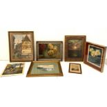 Lot of 7 different paintings