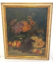 Oil on Panel Still Life Signed H,Willems