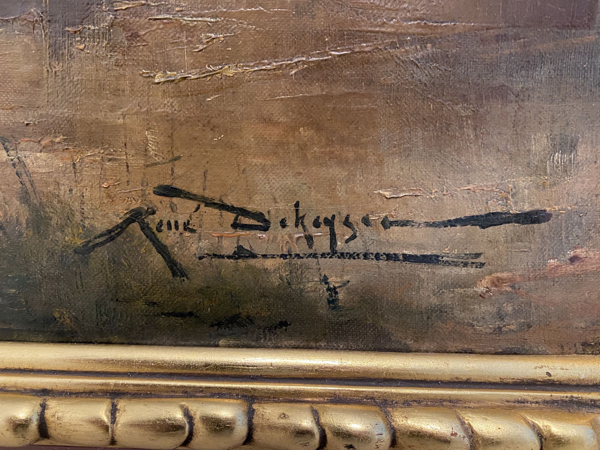 Oil on Canvas Signed R,DeKeyzer - Image 3 of 4