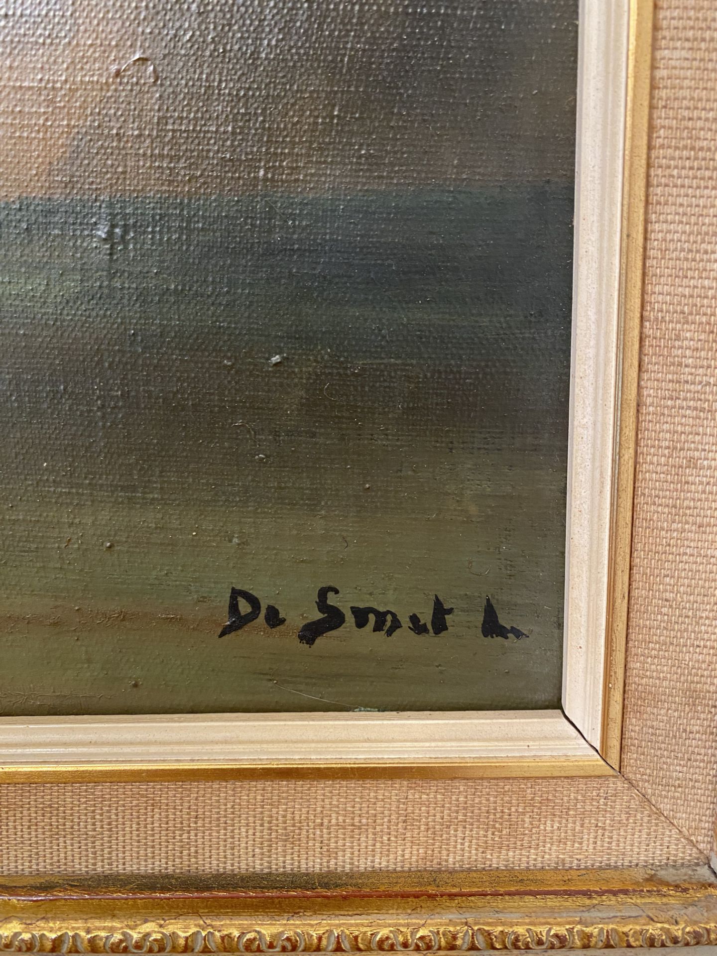 Oil on canvas signed Desmet - Image 2 of 3