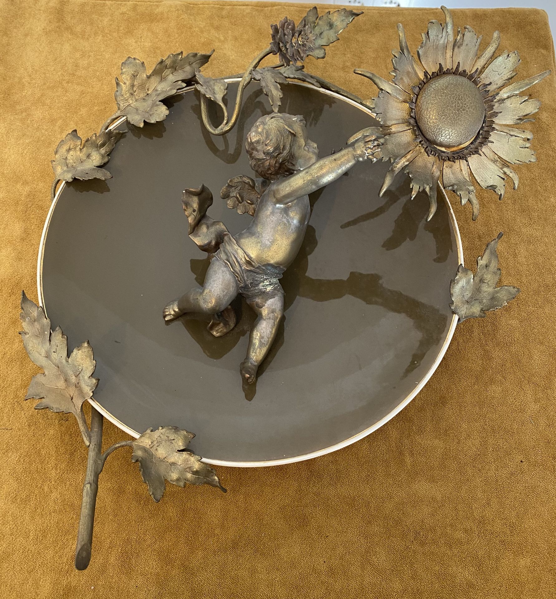 Plate with Bronze Angel