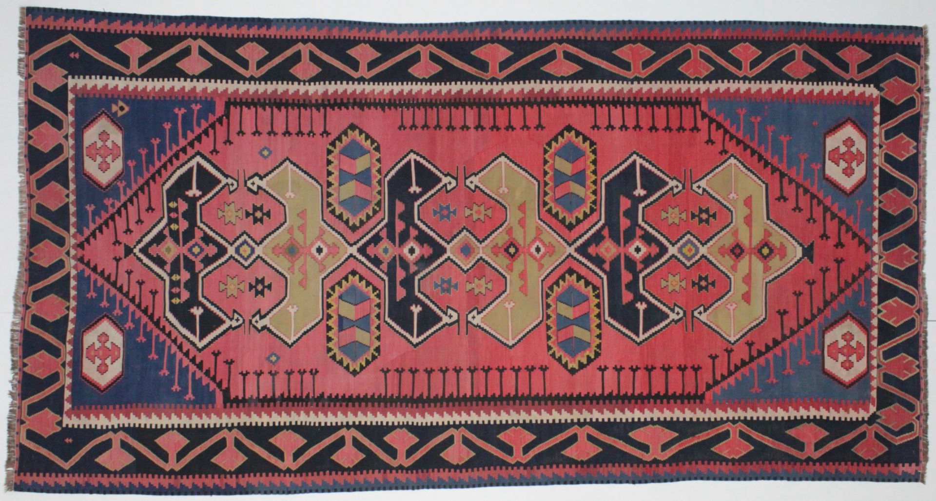 KILIM KAZAK Russia 19th century - 322 x 170 cm - Bild 3 aus 5