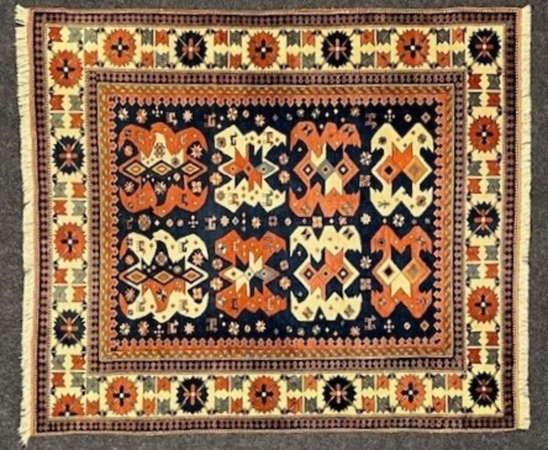 SAMARKAND Afghanistan - 146 x 132 cm - Bild 2 aus 6