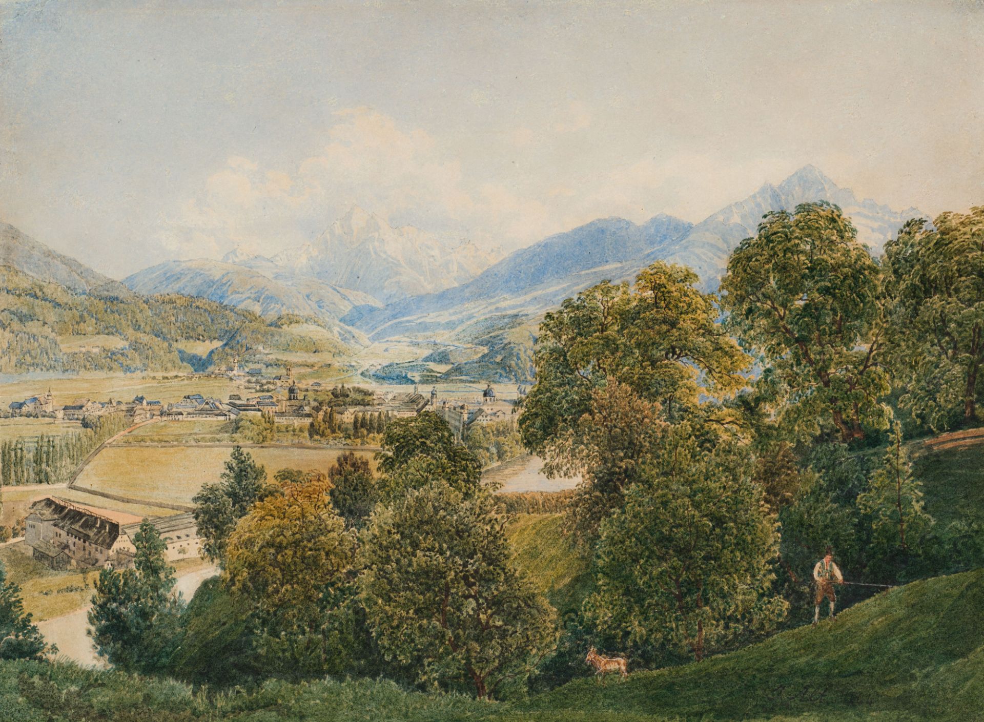 Jakob Alt: View of Innsbruck