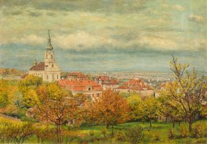 Auguste Döll: View from the Kaasgraben church