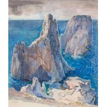 Ludwig Heinrich Jungnickel: Faraglioni rocks of Capri