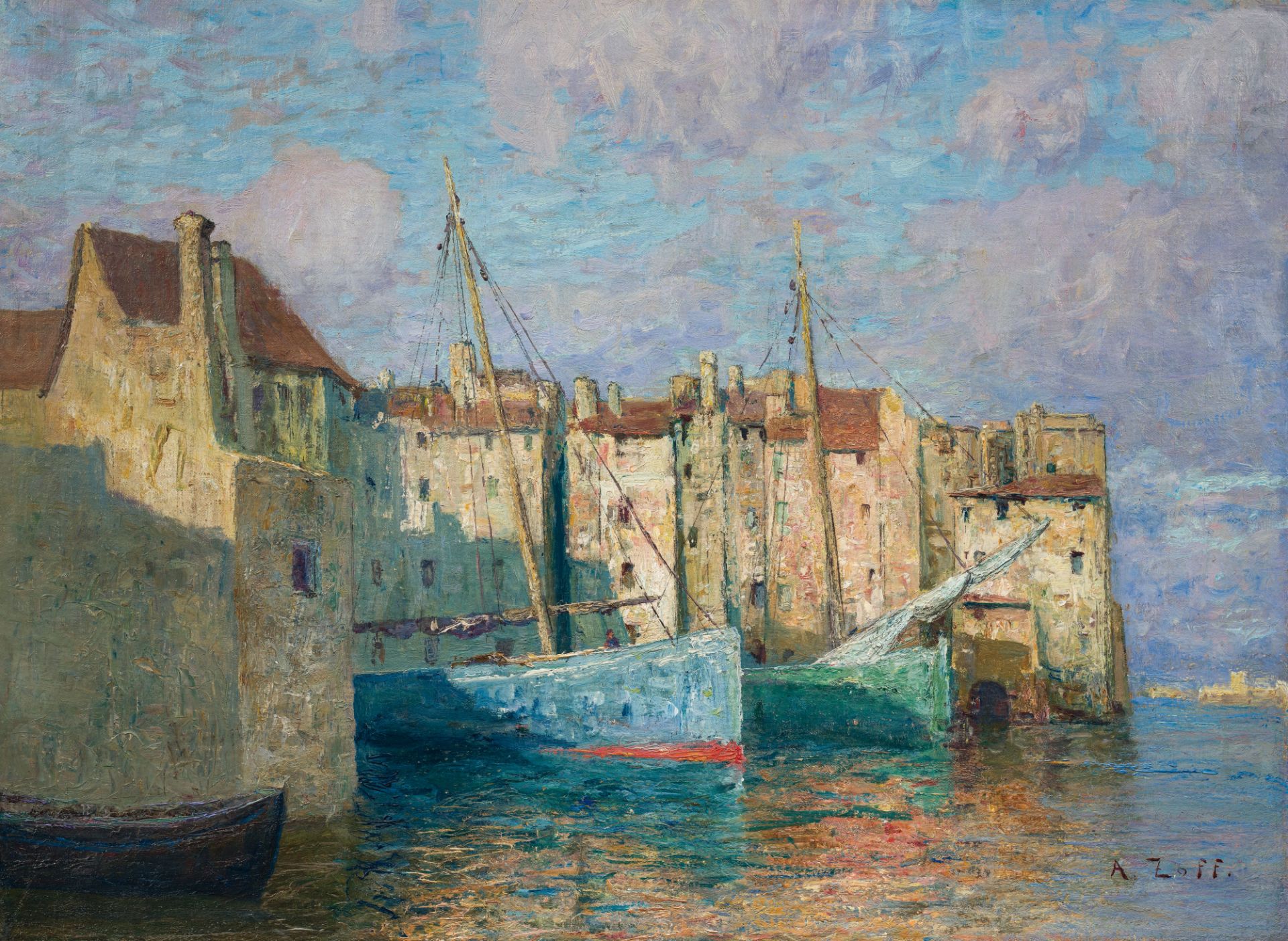 Alfred Zoff: Harbour town in Istria