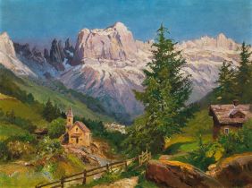 Alois Arnegger: Rosengarten group in the Dolomites, South Tyrol