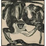 Ludwig Heinrich Jungnickel: Macaque monkeys ("Schönbrunner Tiertypen")