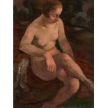Felix Albrecht Harta: Sitting female nude