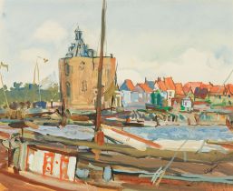 Carl Fahringer: Enkhuizen near Hoorn, Netherlands