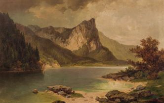 Josef Mahorcig: Lake Leopoldstein near Eisenerz