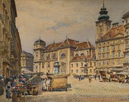 Ernst Graner: Market on the Freyung in Vienna