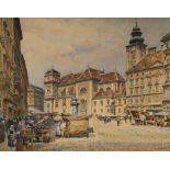 Ernst Graner: Market on the Freyung in Vienna